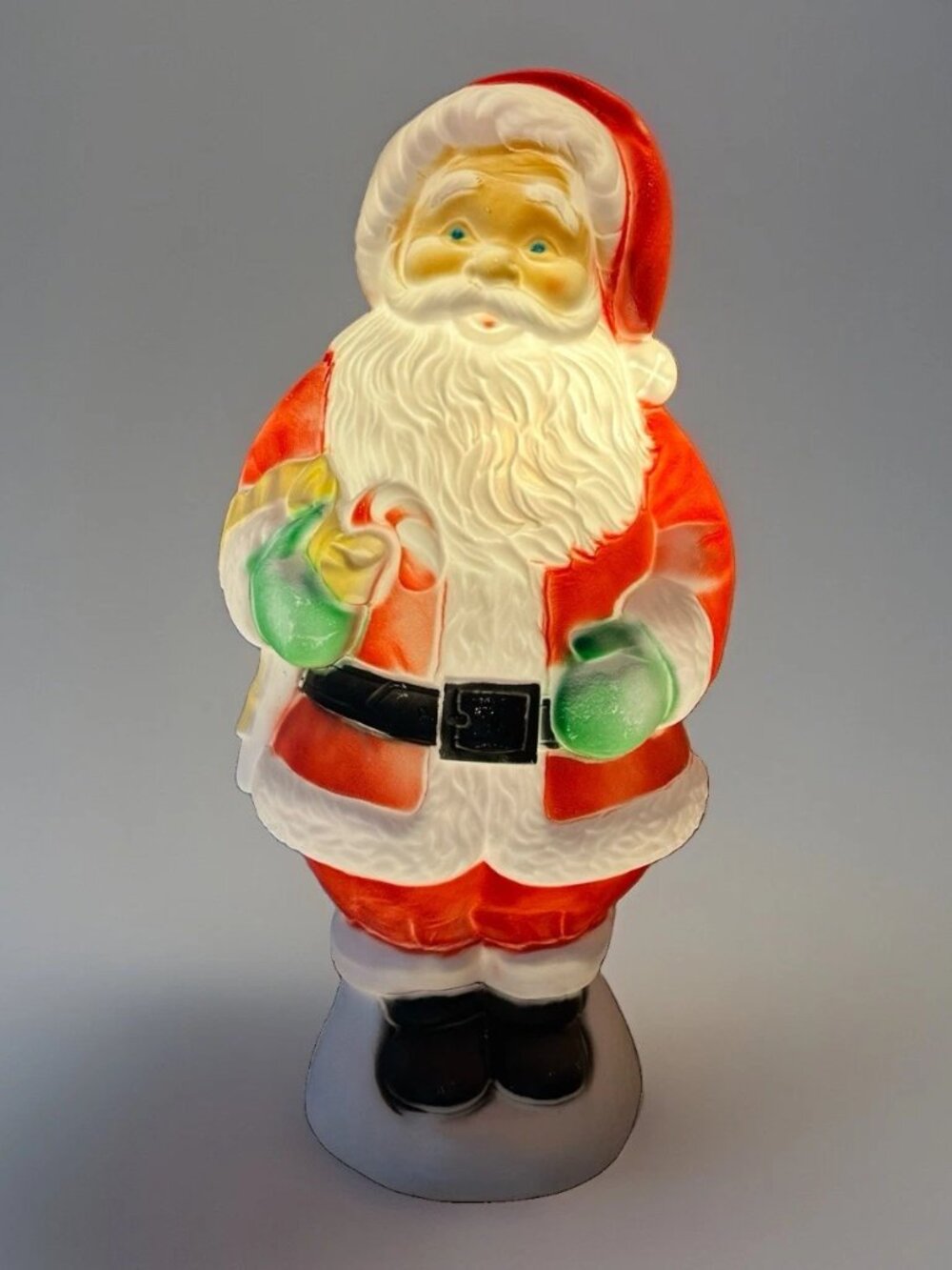 🎄 Vintage 31" Empire Santa Claus Blow Mold Lighted Christmas Yard Decor Tested